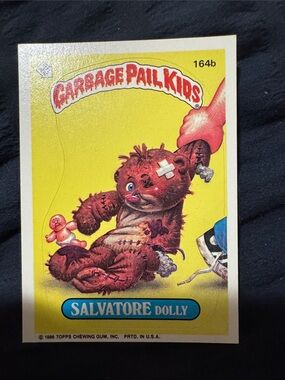 Garbage Pail Kids Salvatore Dolly Trading Card - Yellow